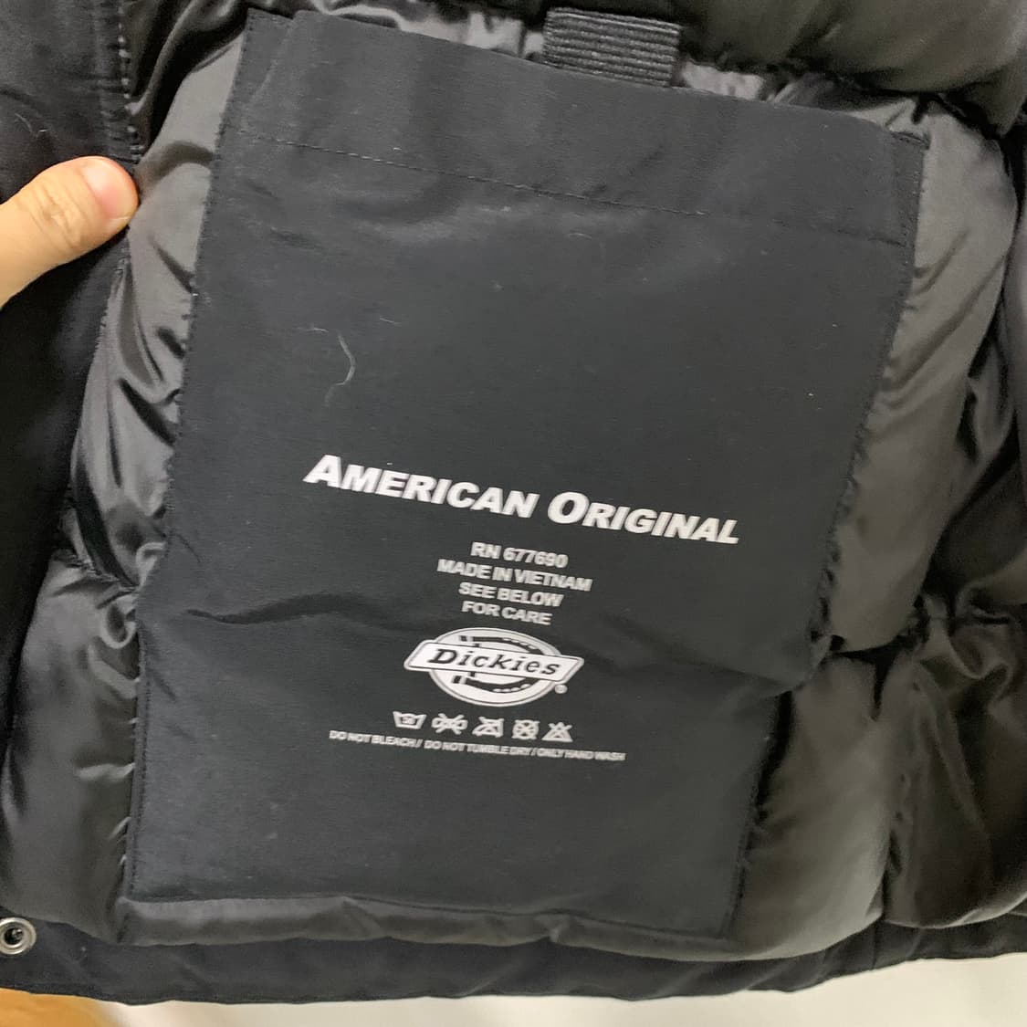 디키즈 후드 패딩 점퍼 블랙 s 빈티지 숏패딩 상품이미지9