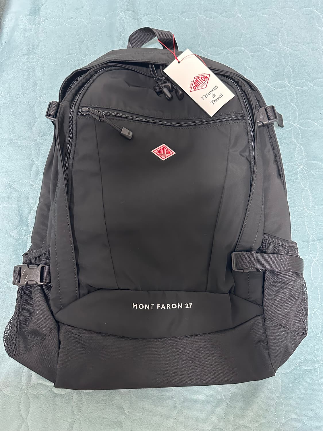 단톤 몽 파론 27 폴리에스터 트윌 백팩 블랙 상품이미지2
