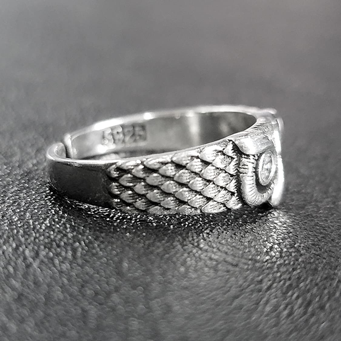 Minerva 실버 남자 엔틱 빈티지 선물 지혜 여신 부엉이 반지 상품이미지2