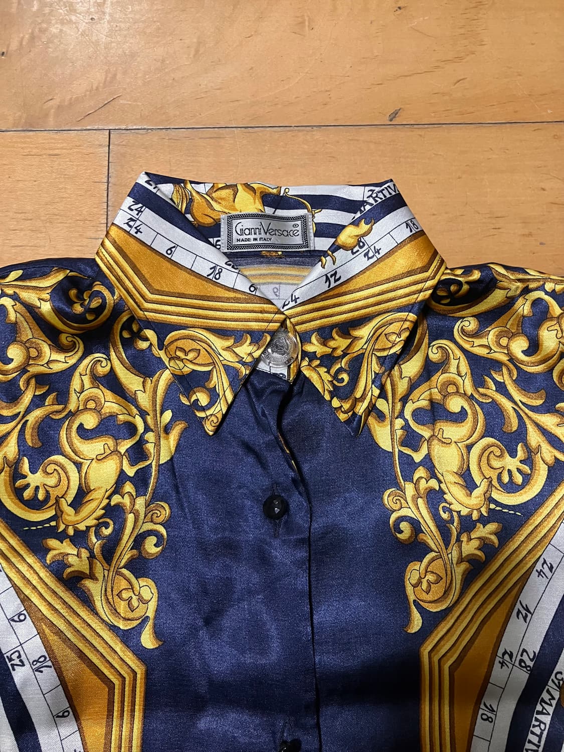 Gianni Versace 베르사체 앤티크 바로크패턴 셔츠 100-105 상품이미지7