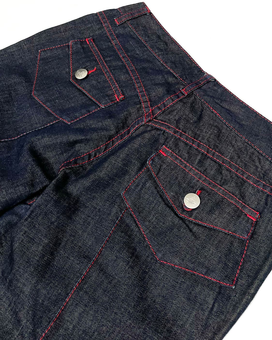 Vivienne Westwood 레드 스티치 카프리 팬츠 상품이미지7