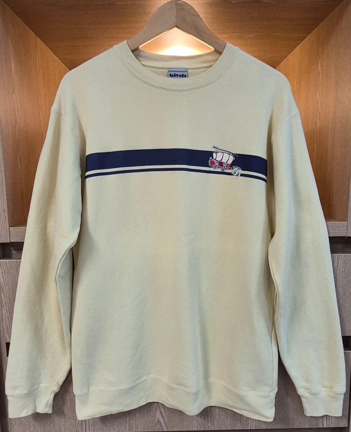 90s BITCH SKATEBOARDS STRIPE SWEATSHIRT 상품이미지1