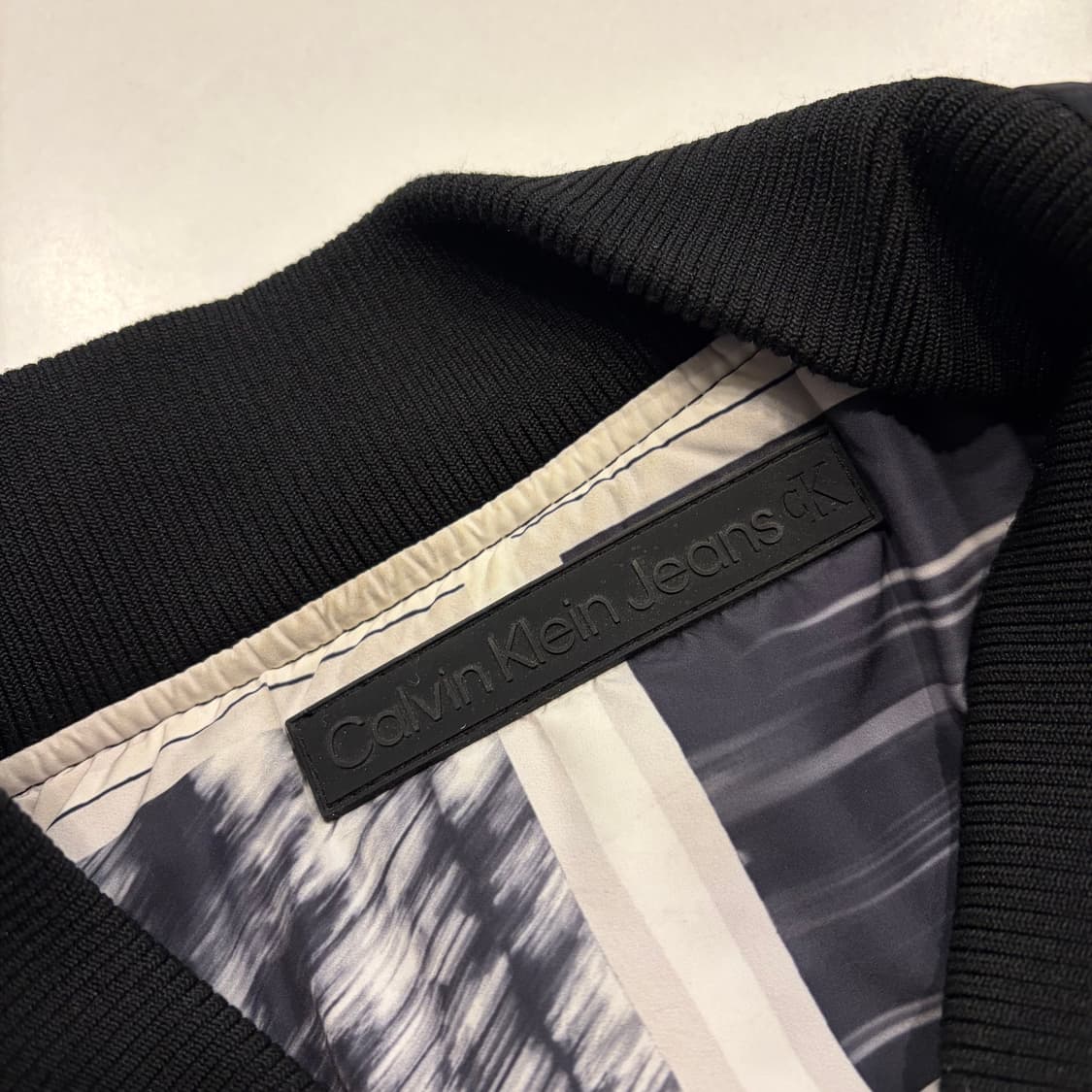 [L] 캘빈클라인 CK 리버시블 블랙 봄버 자켓 C498 상품이미지7