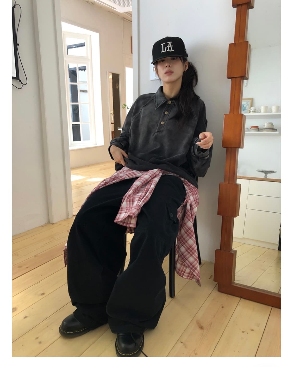 (새제품/정가이하) 릿킴 원스 카고팬츠 블랙 m ONCE CARGO PA 상품이미지9