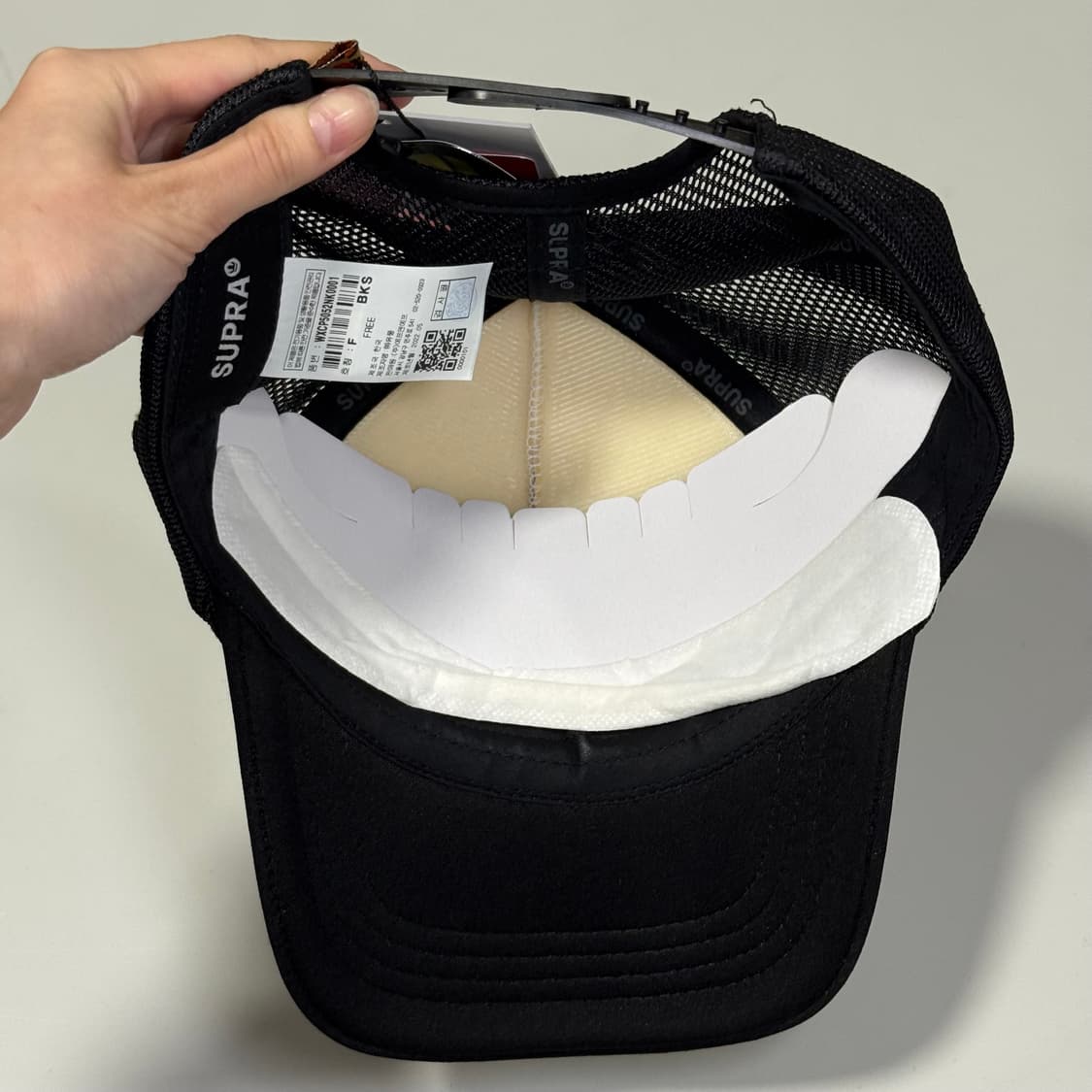 [SUPRA X #7298] MESH TRUCKER CAP BLACK 상품이미지4