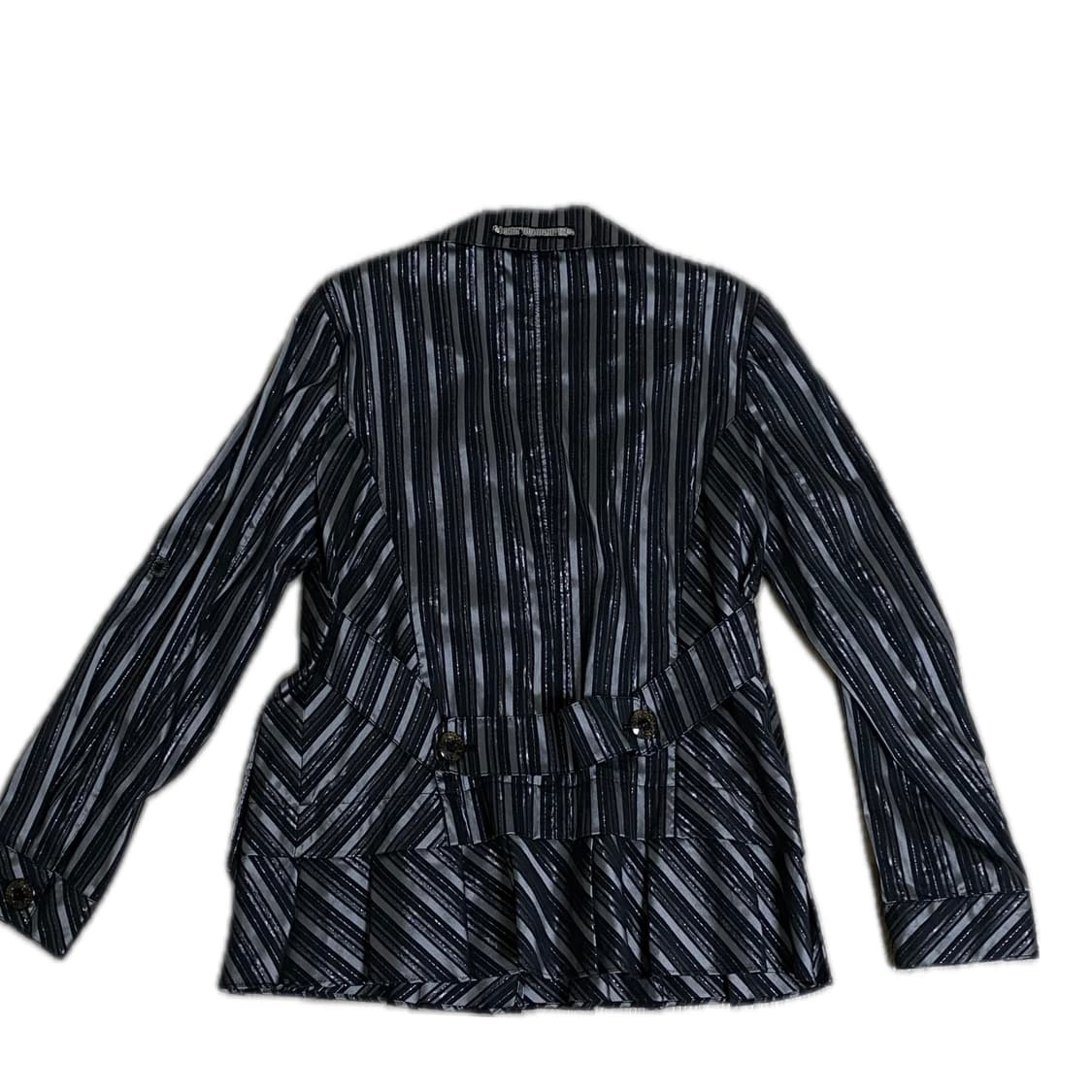 실버 스트라이프 플리츠 블레이저 상품이미지2