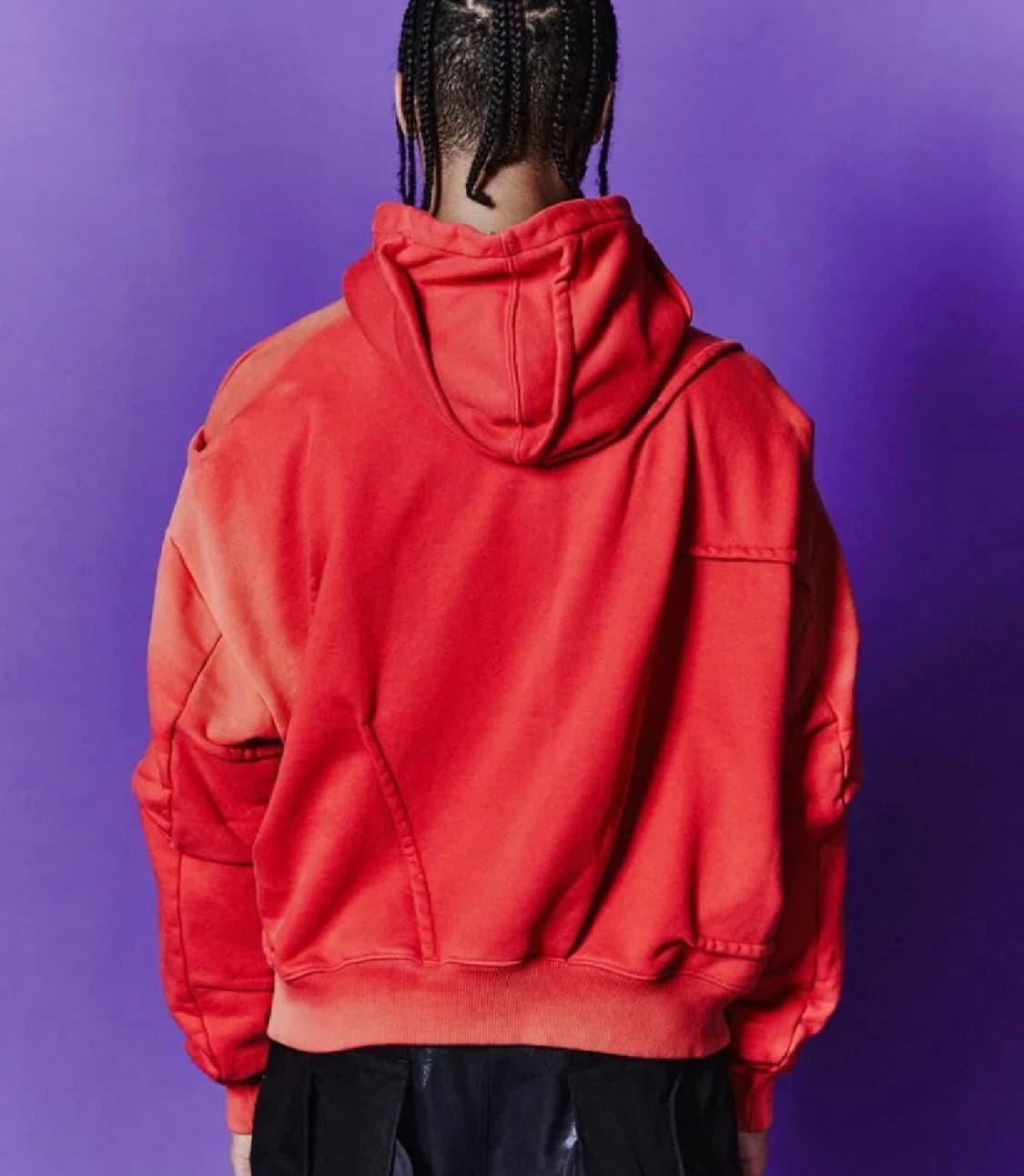 [앤더슨벨] 마드로 그라디언트 후드 탠저린 (2XL) 상품이미지6