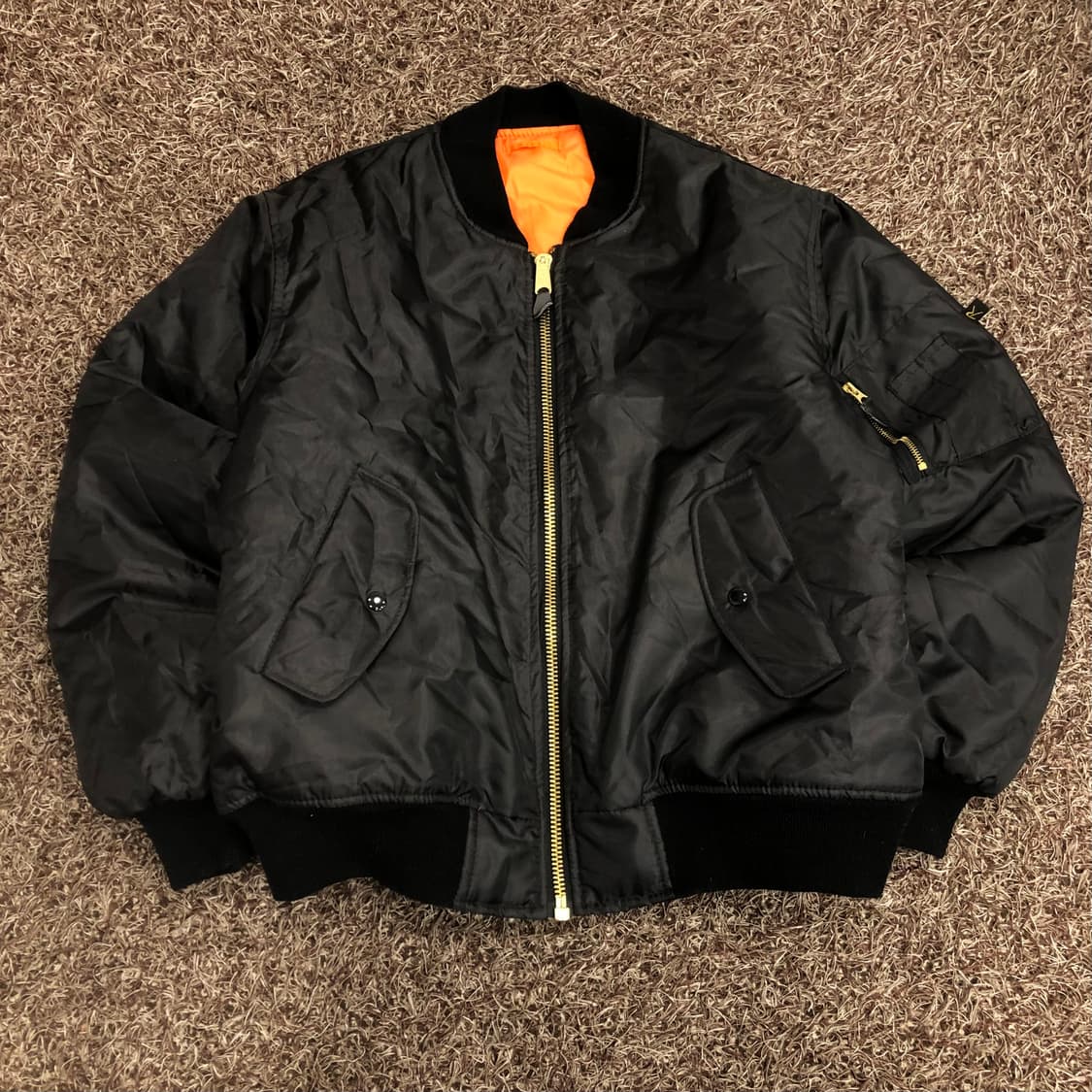 로스코 리버시블 나일론 봄버 MA-1 플라이트 항공 점퍼 상품이미지1