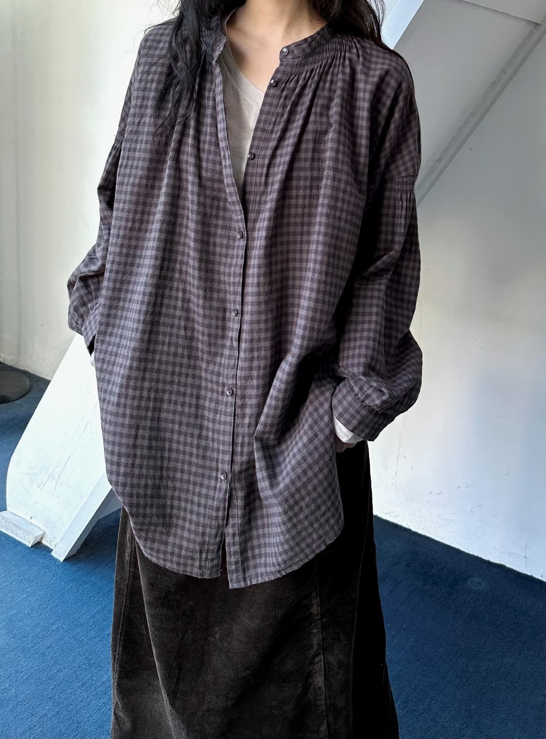 Wide silhouette High gauge cotton tunic  상품이미지10