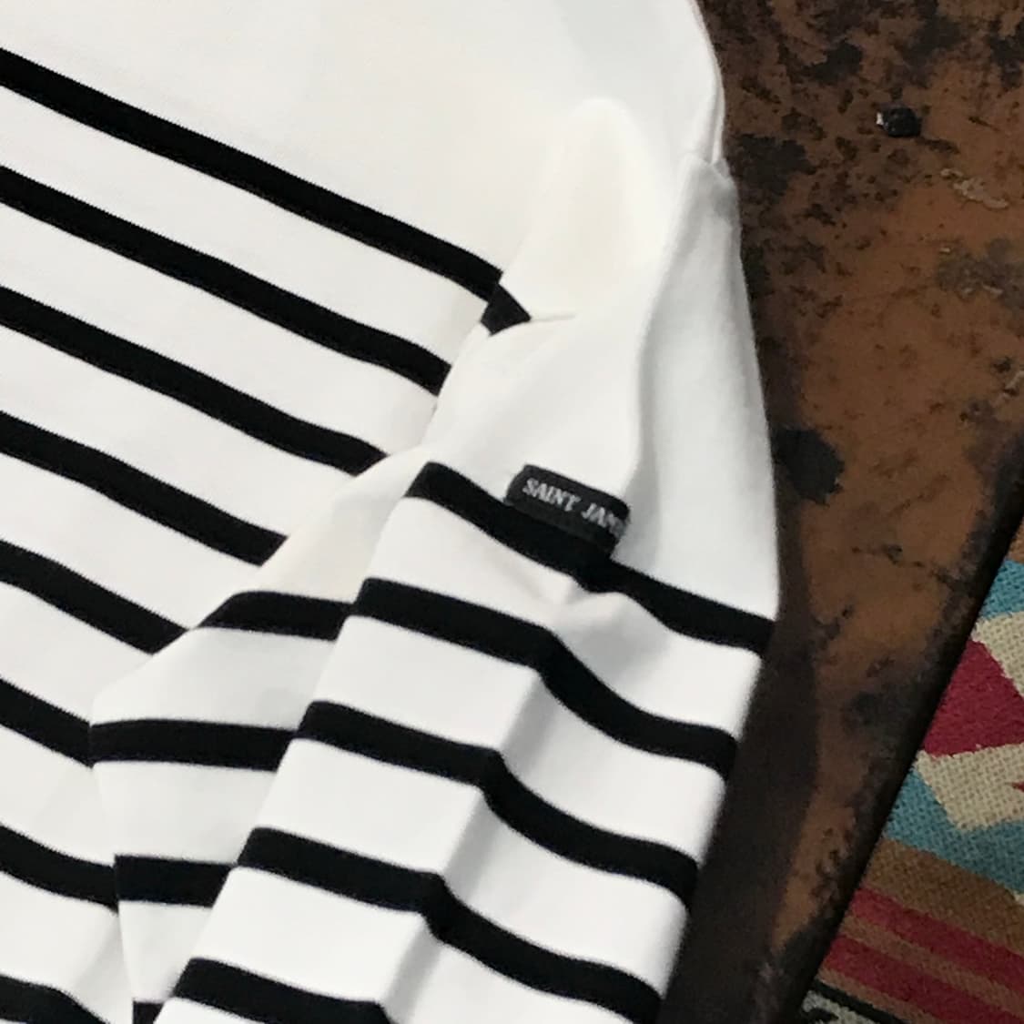 세인트 제임스 블랙 스트라이프 7부 쭉티 여성 프리사이즈 남성 102  상품이미지4
