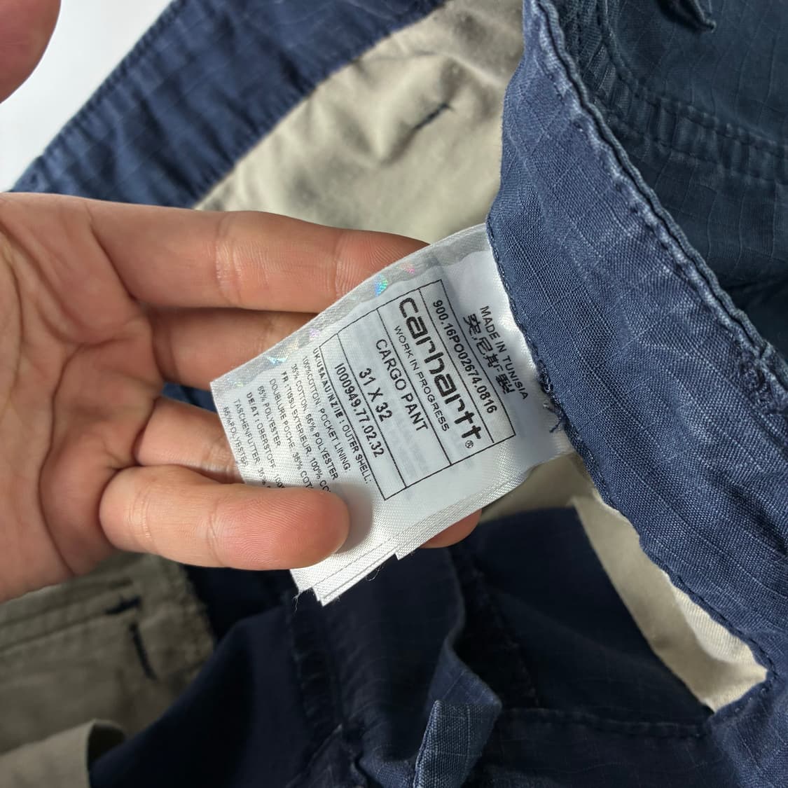 Carhartt  칼하트 WIP 콜 카고 네이비 팬츠  상품이미지7