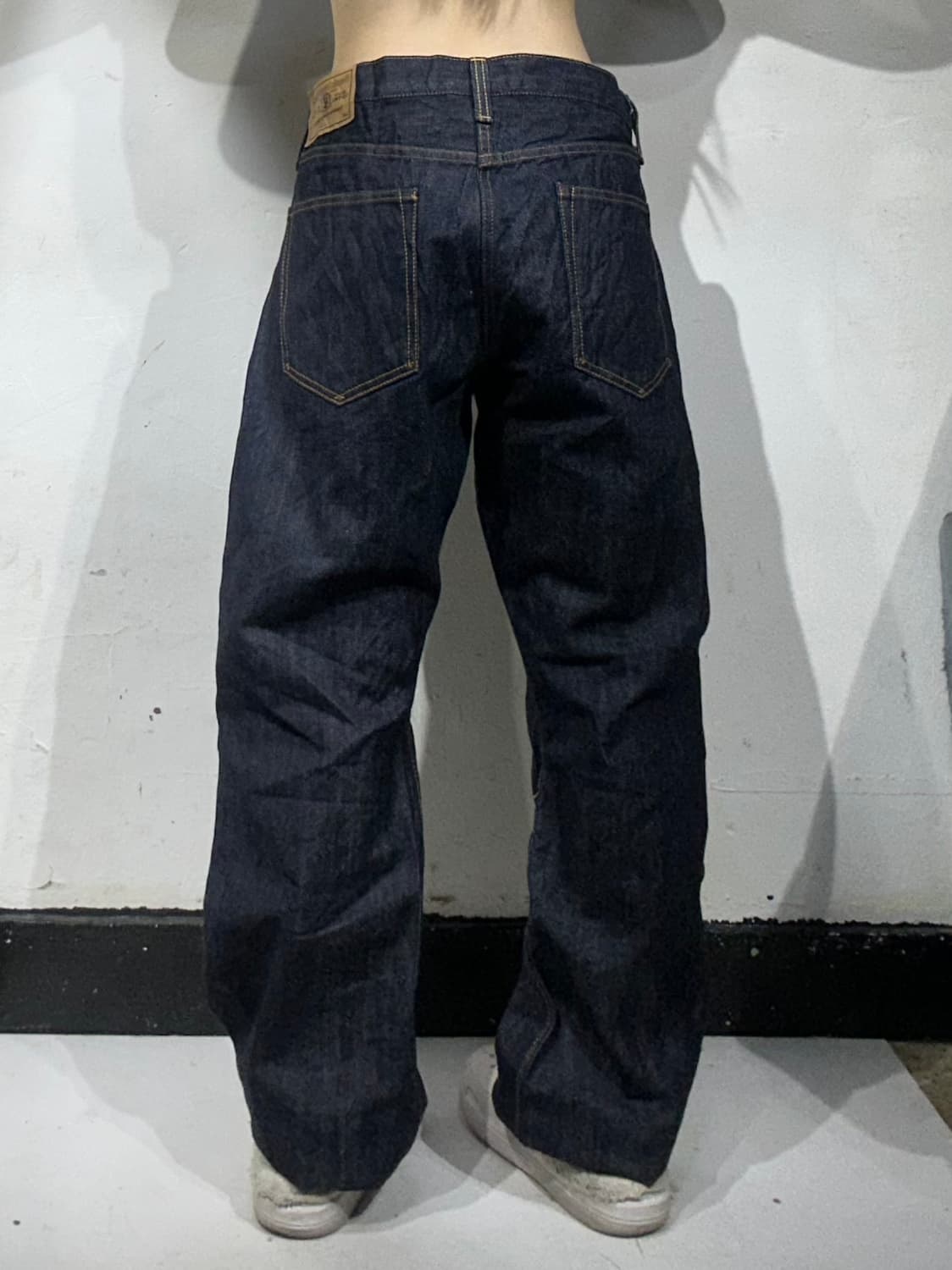 일본 빈티지 진청 백 넘버 니폰 생산 셀비지 데님 팬츠 청바지 상품이미지3
