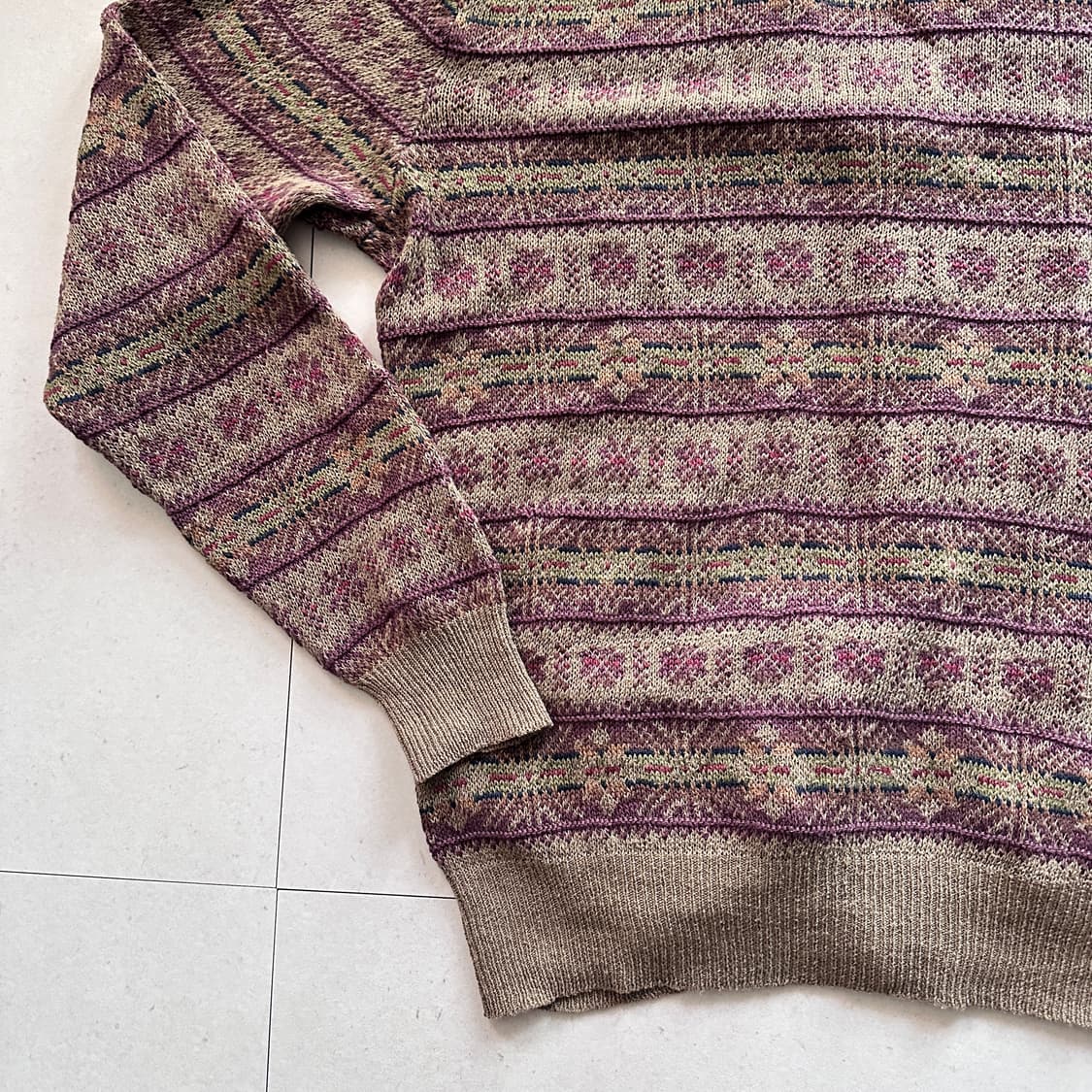 90s 폴로 랄프로렌 페어아일 가디건 M 상품이미지7