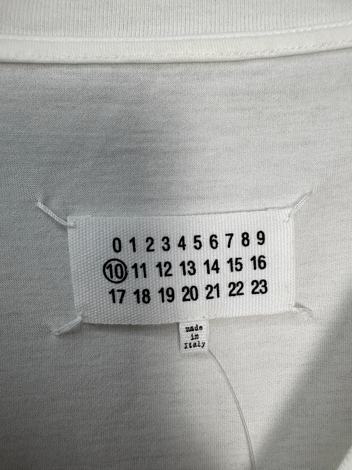 메종 마르지엘라 넘버링 화이트 반팔 A3787 상품이미지5