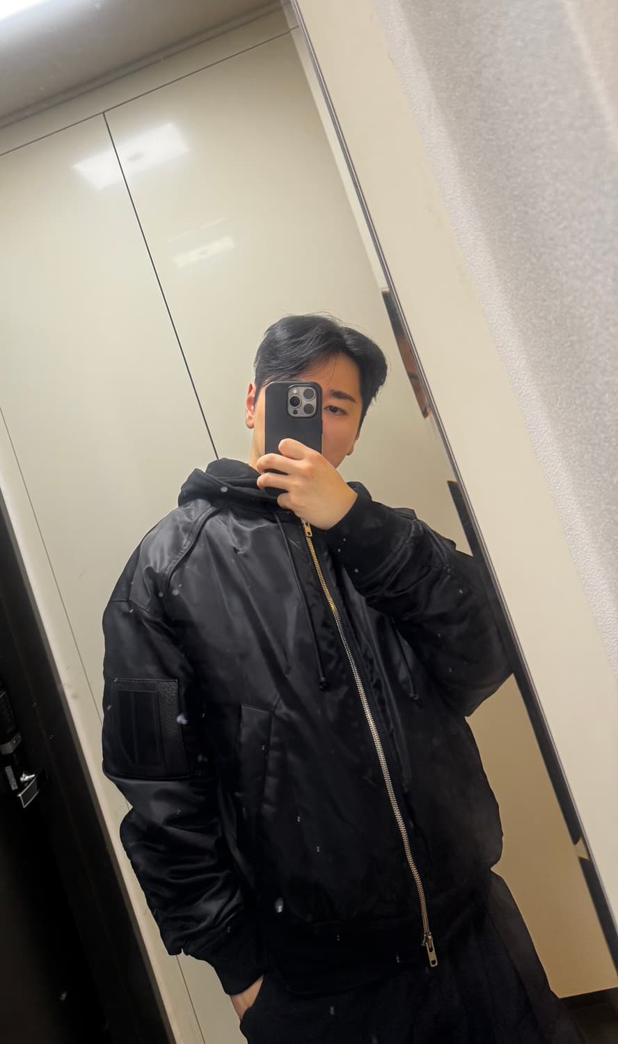 25ss 준지 ma-1 마원 블랙 46 상품이미지7