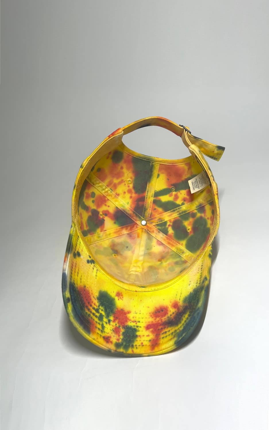 나이키 초레어 빈티지 커스텀 타이다이 노랑/초록/레드 봄의폭발 볼캡 모자 상품이미지7