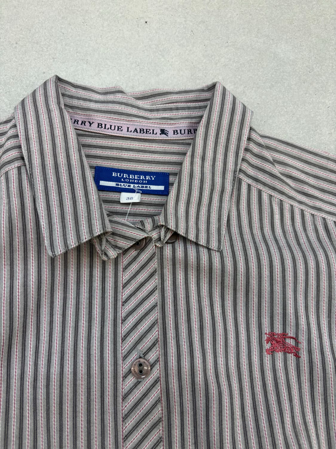 버버리 블루라벨 스트라이프 셔츠 상품이미지6