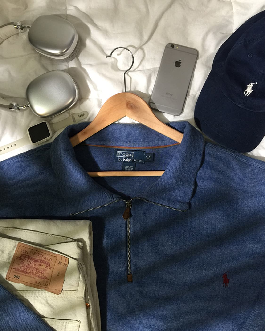 (MAN) 폴로랄프로렌 스웻 반집업 XXXXL 상품이미지1