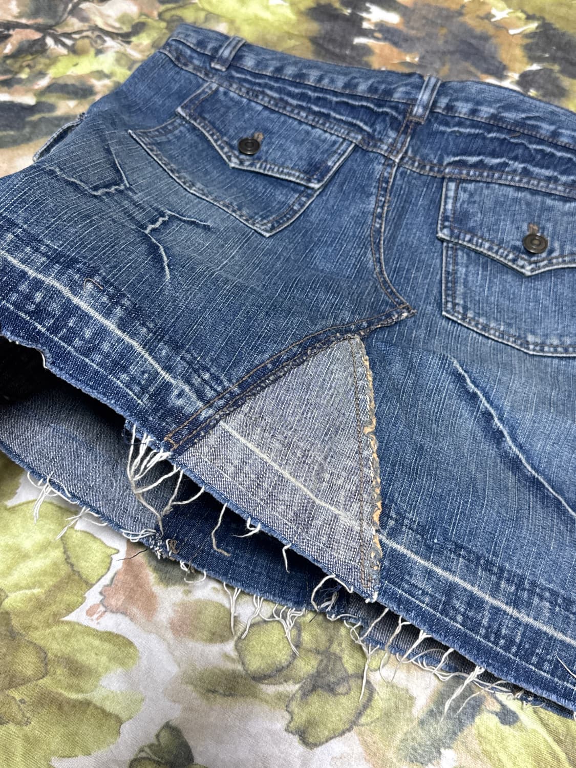일본 빈티지 Y2K 카고 데님 스커트 상품이미지5