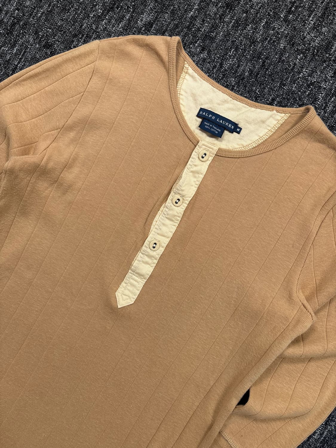 폴로 베이지 코튼 니트 상품이미지4