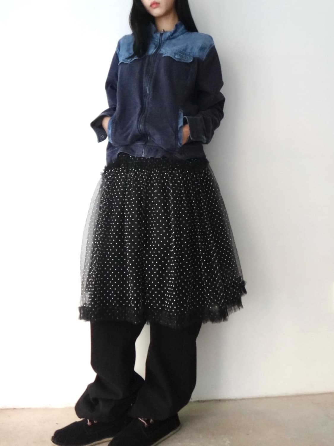 CALVIN KLEIN denim mix easy jacket 상품이미지8