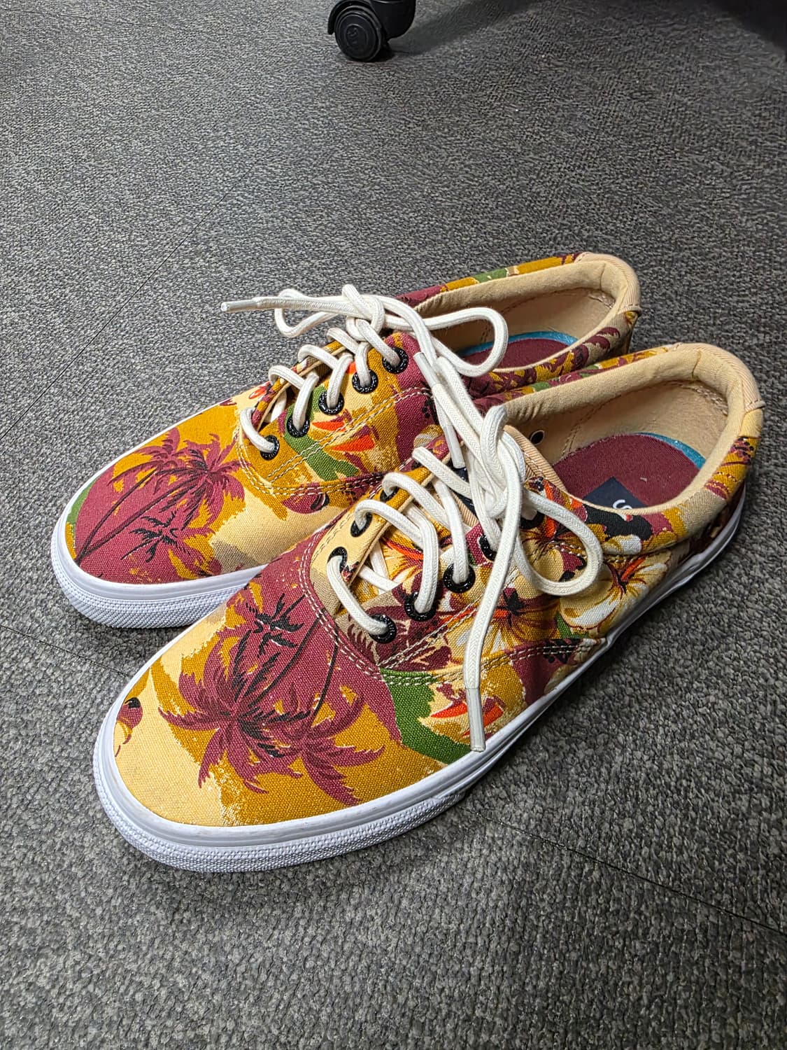 [260] 스페리 탑사이더 야자수 패턴 캔버스화 스니커즈 상품이미지1