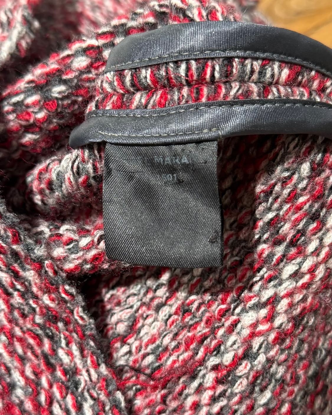 이자벨 마랑 레드 버진울 트위드 자켓 상품이미지9