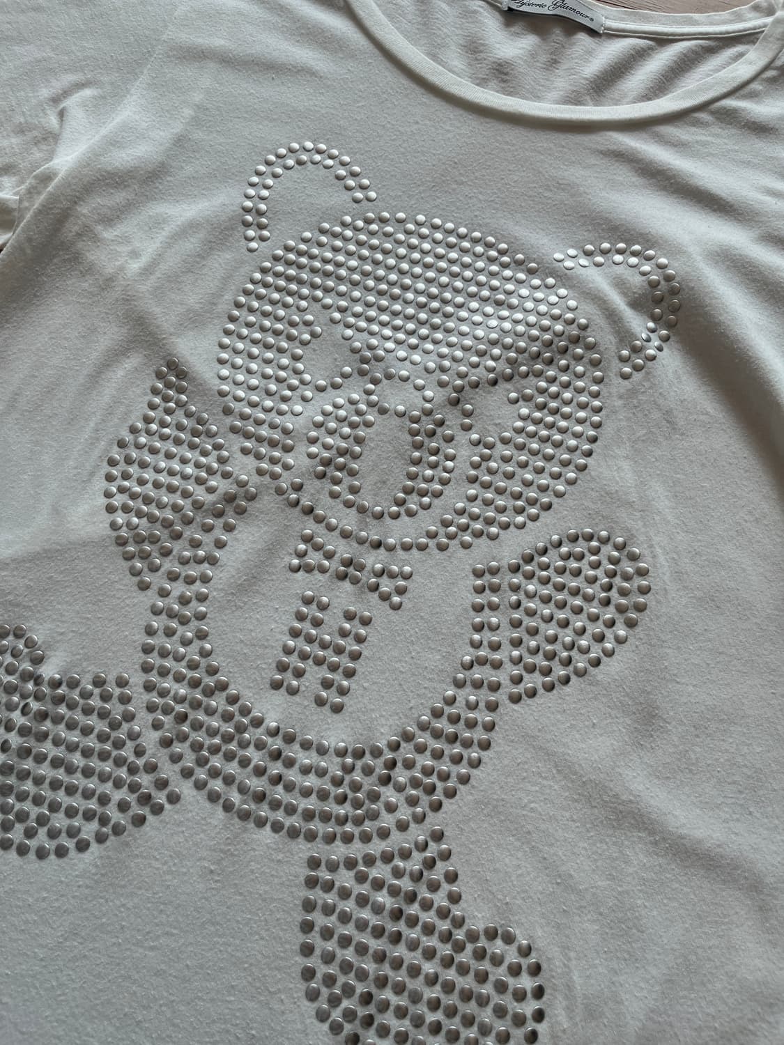 히스테릭 글래머 퍽베어 스터드 반팔 티셔츠 상품이미지3