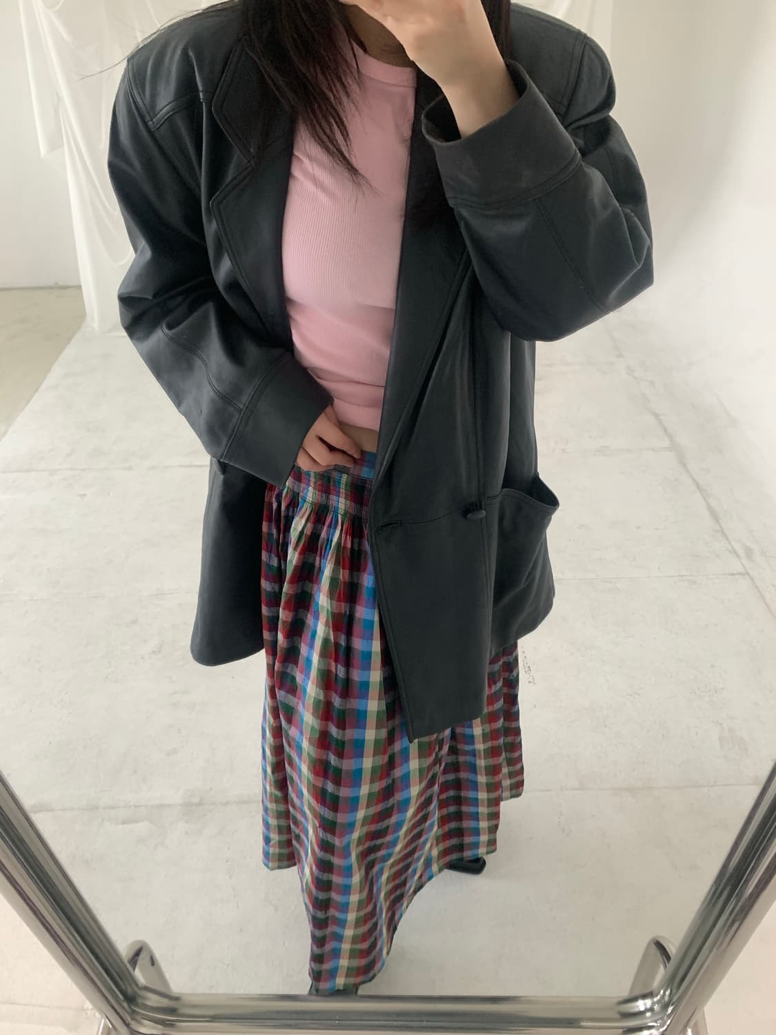 Check linen flair sk 상품이미지2