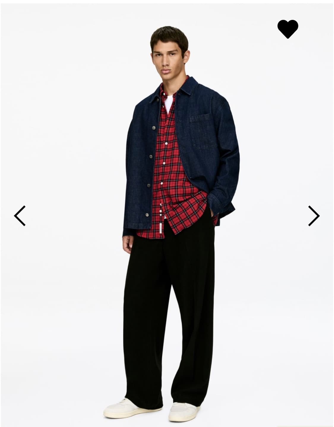 아르켓 플란넬 릴렉스드핏 셔츠 50 사이즈 새상품 상품이미지3