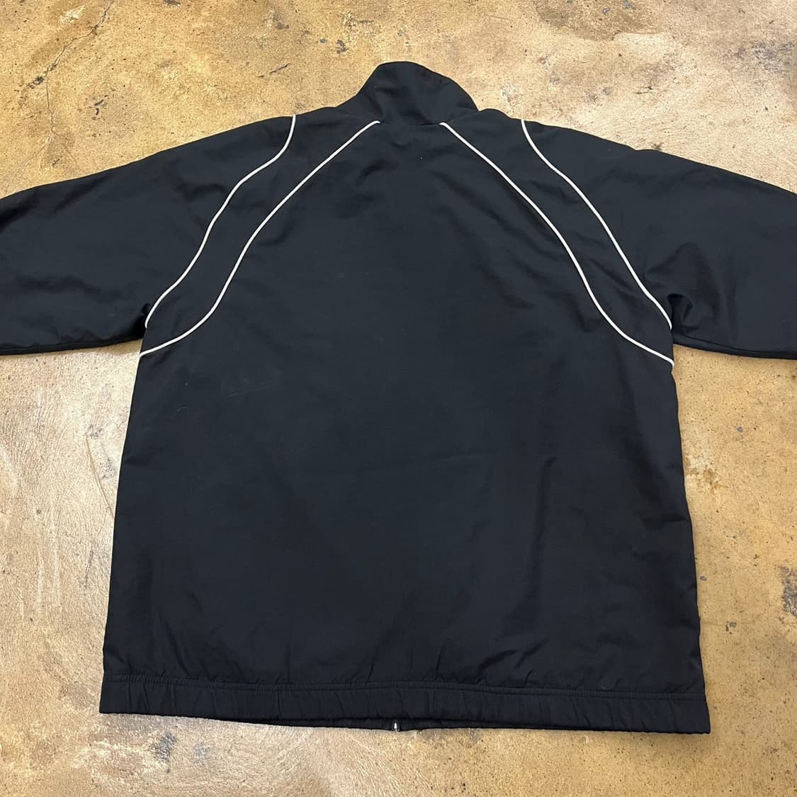 [정품] 나이키 블랙 트랙 자켓 라인 포인트 b18 상품이미지4