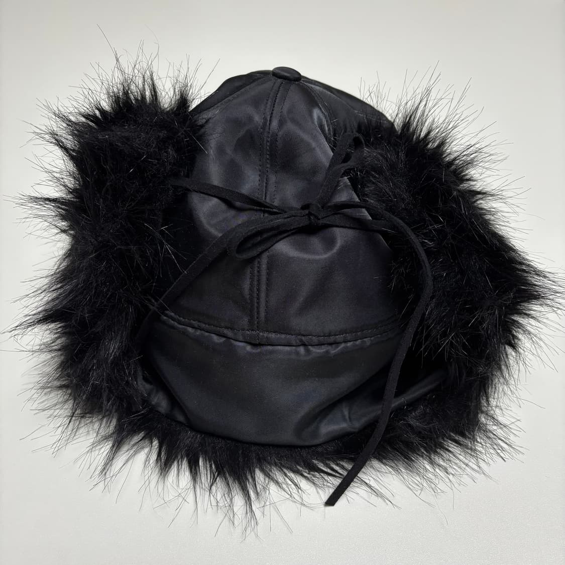 OPEN YY 포우 퍼 이어플랩 캡 (블랙) 상품이미지4