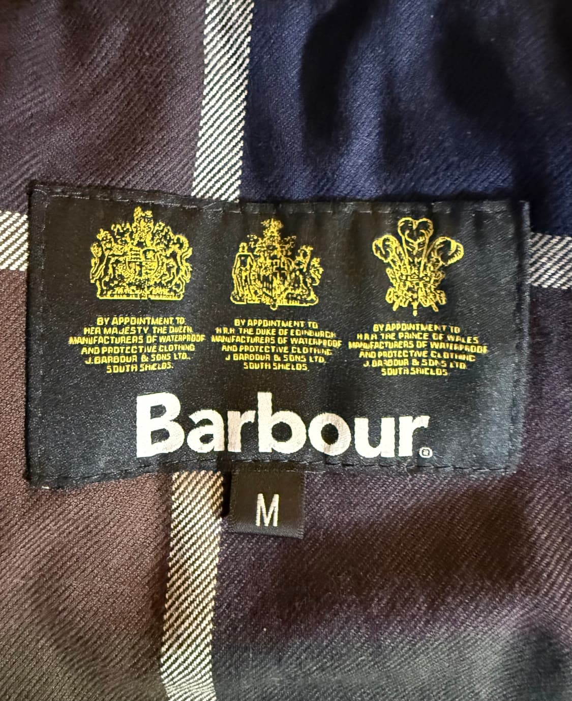 Barbour Strathrhyre Wax Jacket 브라운 M (슬림 상품이미지10
