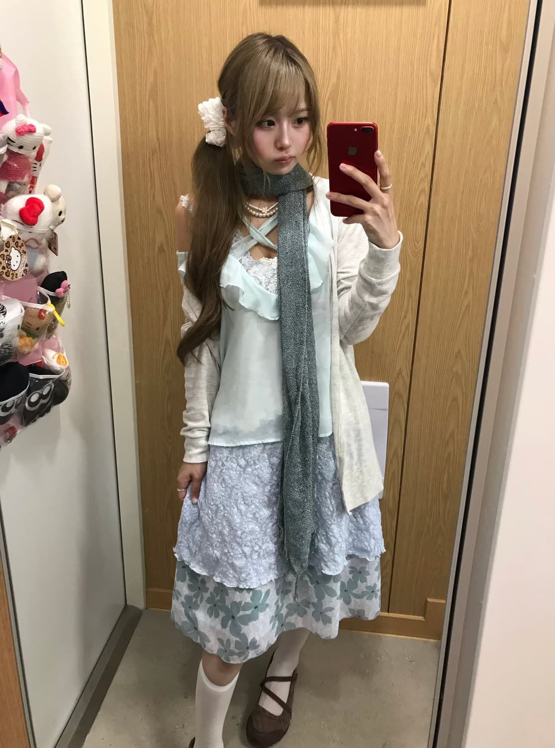 데일리 블루 페어리 플라워 니혼진 코디세트 상품이미지1