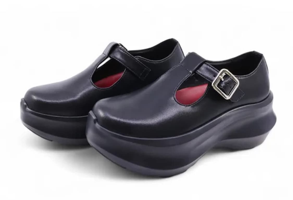 야세 카우하이드 플랫폼 메리제인 250 상품이미지1