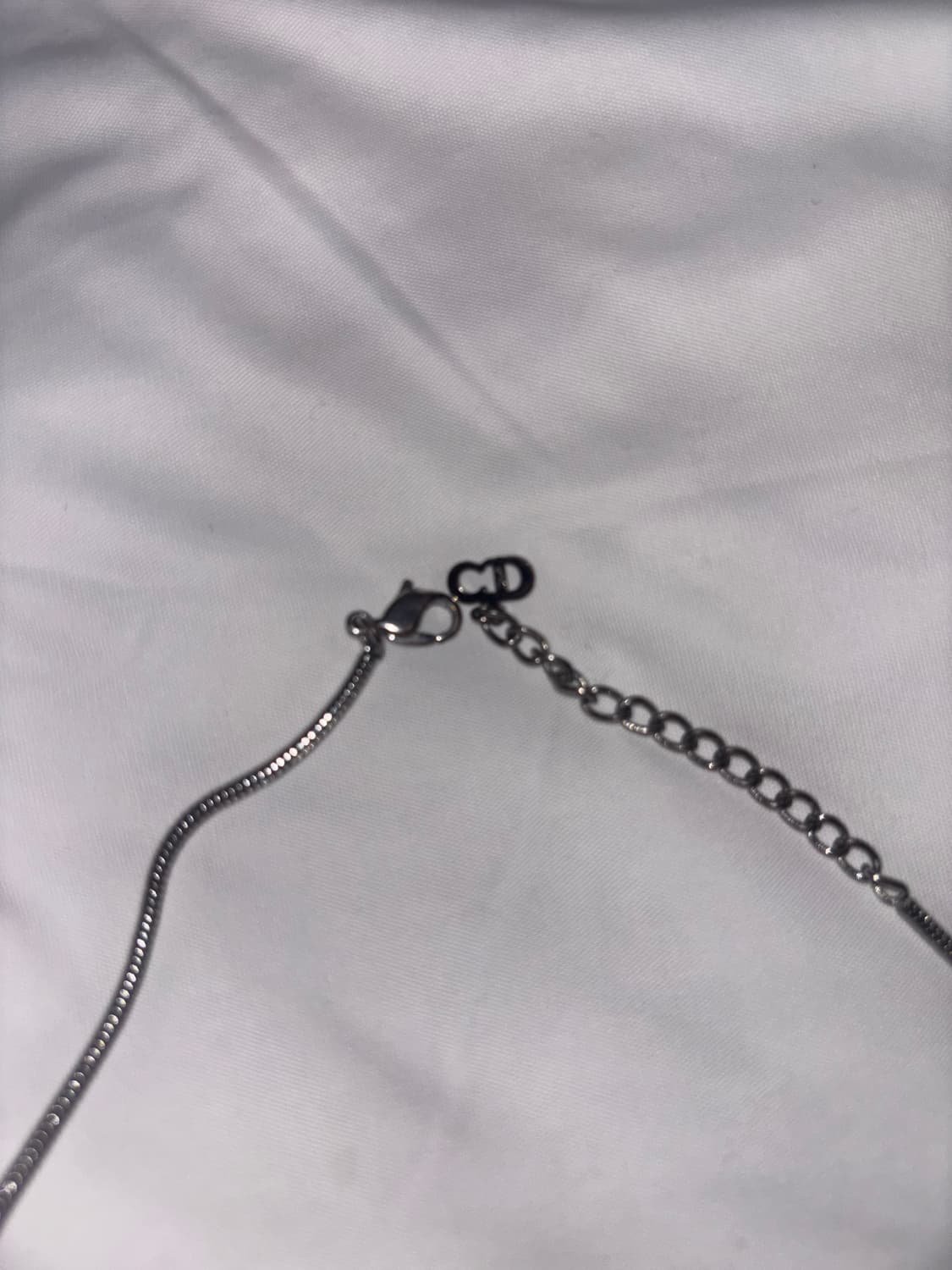 정품) 디올 뱀줄 D링 목걸이 상품이미지5