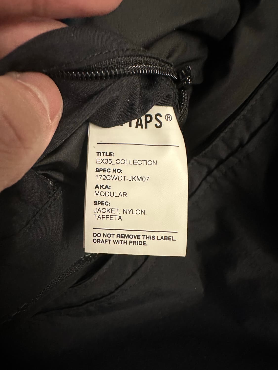 17 더블탭스 WTAPS 모듈라 자켓 Xl 상품이미지4