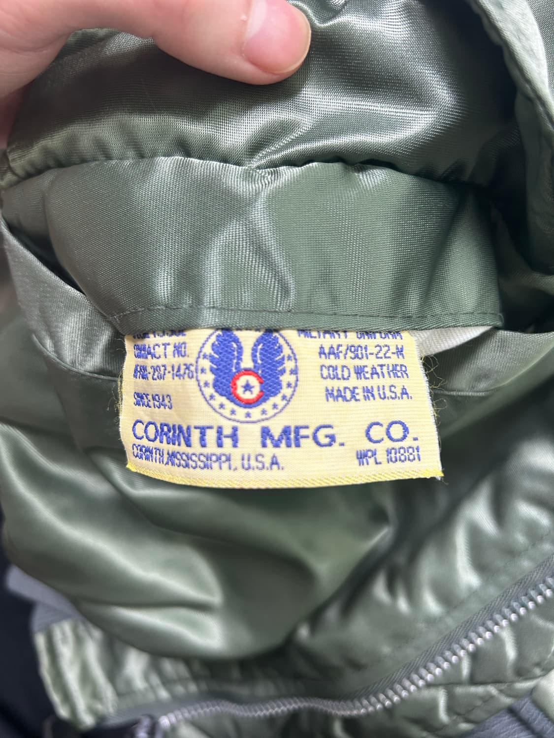 Corinth made in usa ma-1 항공점퍼 상품이미지6