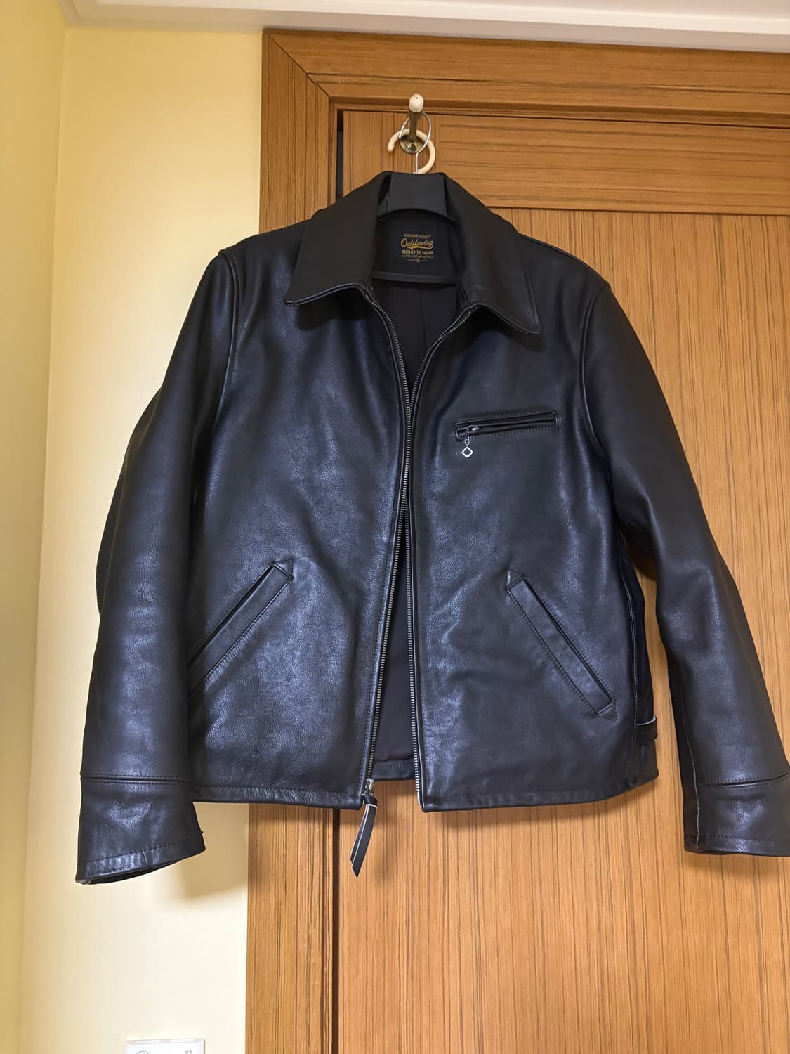 아웃스탠딩 레더 가죽 스포츠 자켓 m 상품이미지1