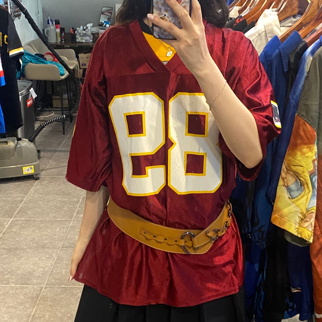[NO.9] NFL 풋볼 져지 반팔티 레드 상품이미지1