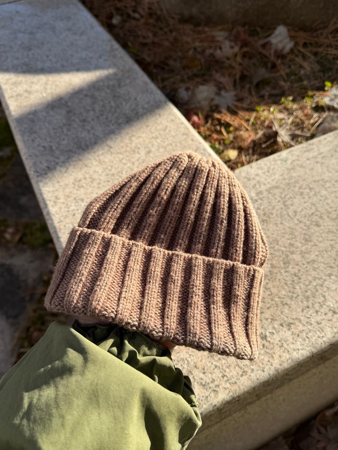 Vtg 빈티지 리브드 커프 비니 상품이미지3