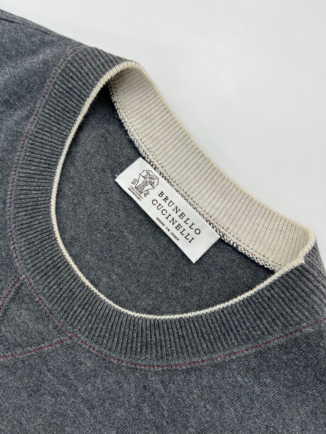 쿠치넬리 니트 반팔 [50사이즈] 상품이미지2