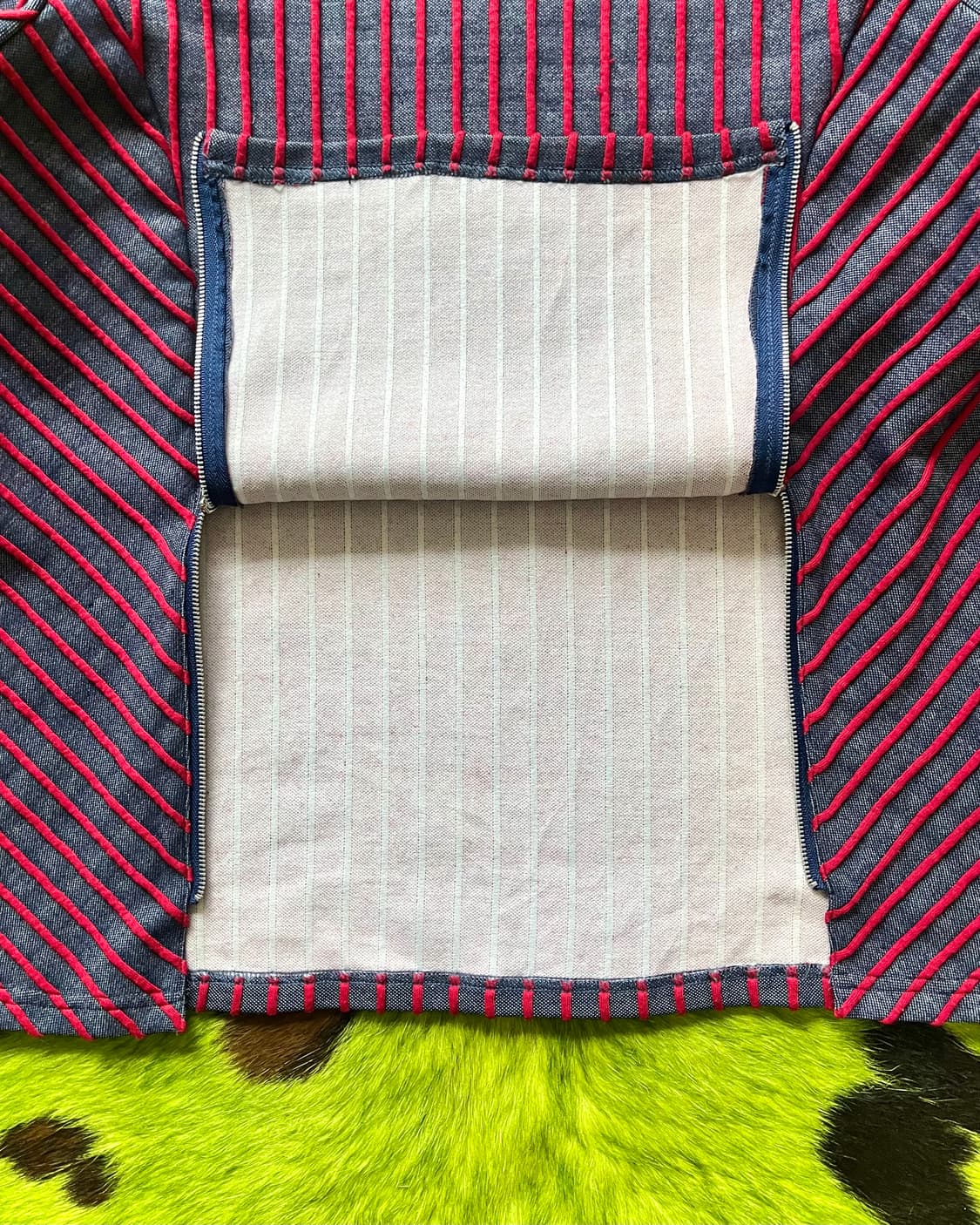 SHINNOSUKE by PETER 3D Stripe Denim Top 상품이미지8