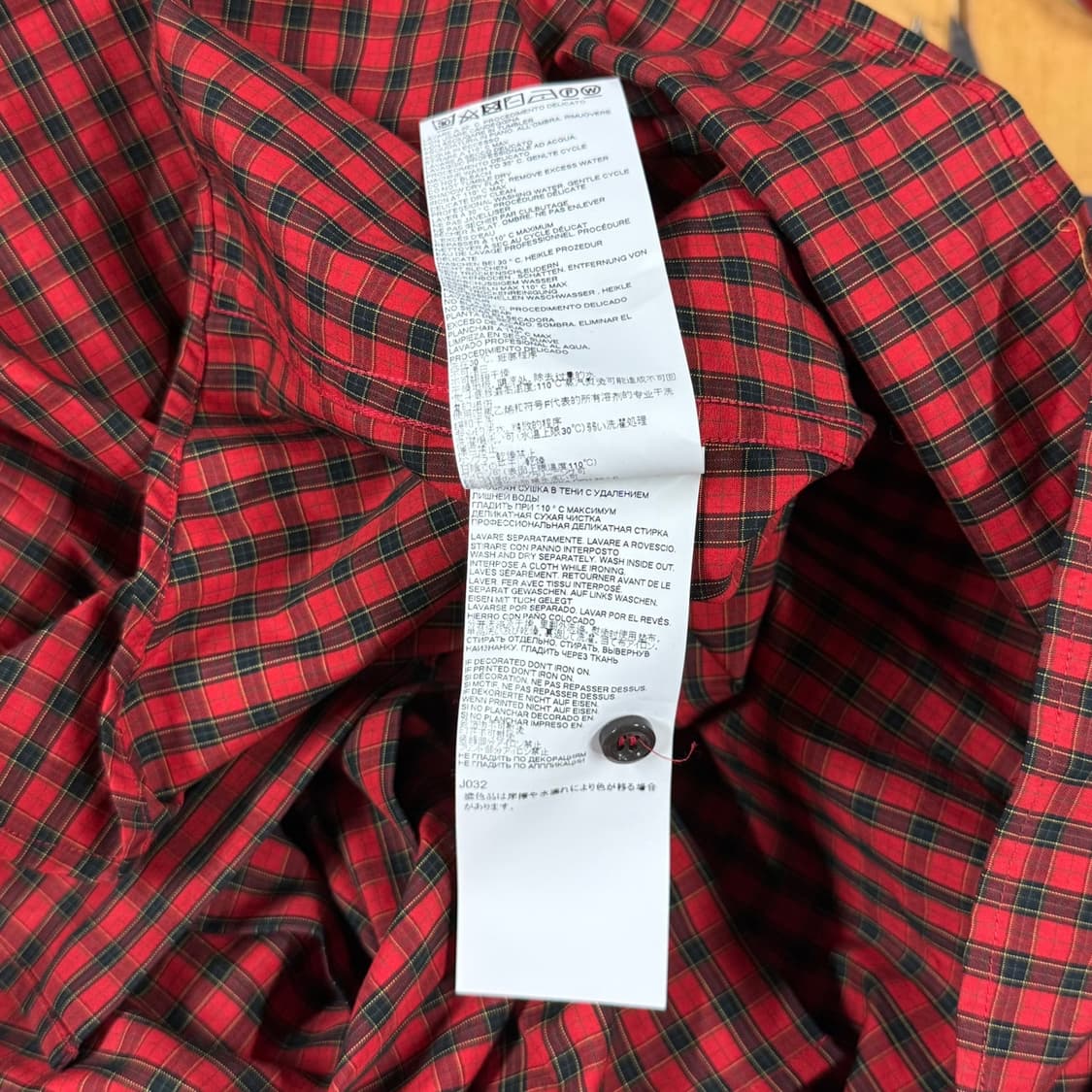 [L] 디스퀘어드2 DSQUARED2 레드 타탄 체크 셔츠 남방 상품이미지9