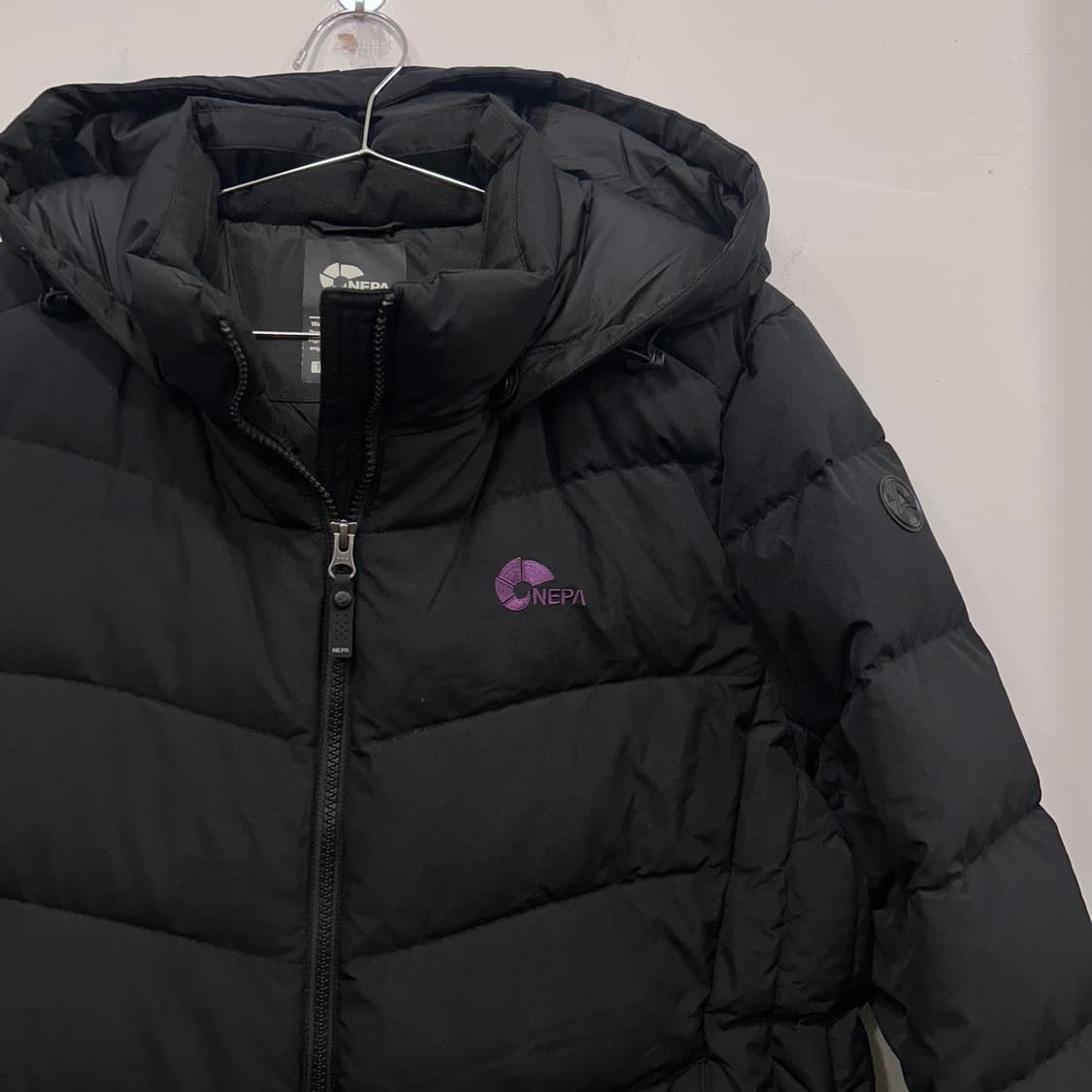 네파 구스다운 고어 윈드스토퍼 후드 패딩 상품이미지1