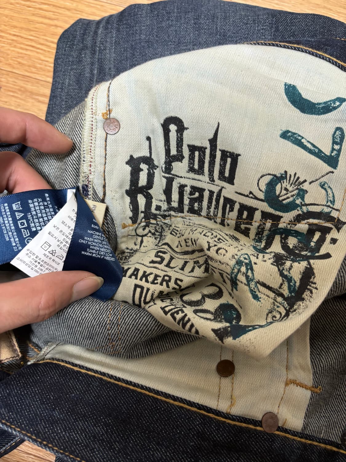 폴로 랄프로렌 데님 청바지 상품이미지6