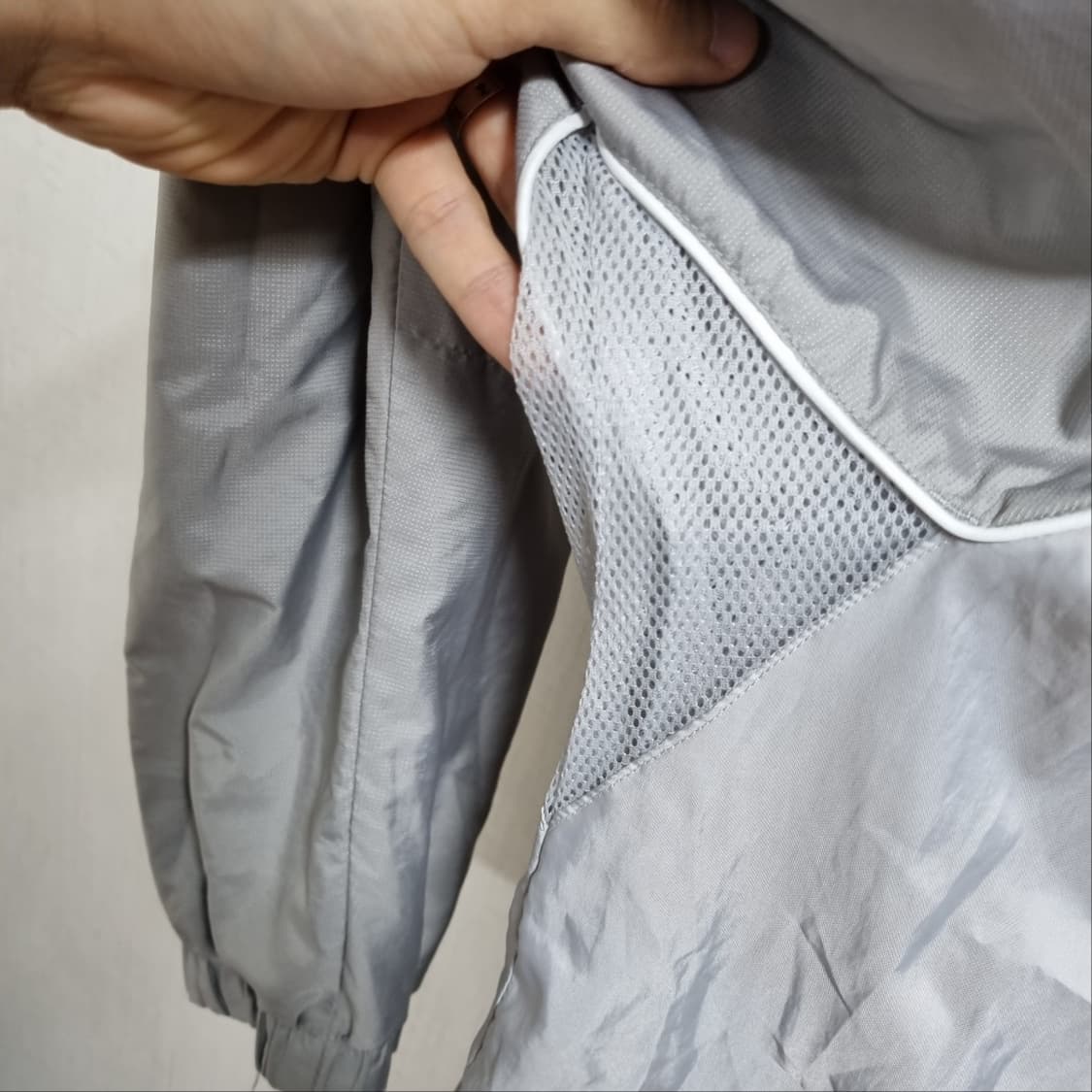 ( XL )나이키 올드스쿨 그레이 투톤 바람막이 자켓 상품이미지2