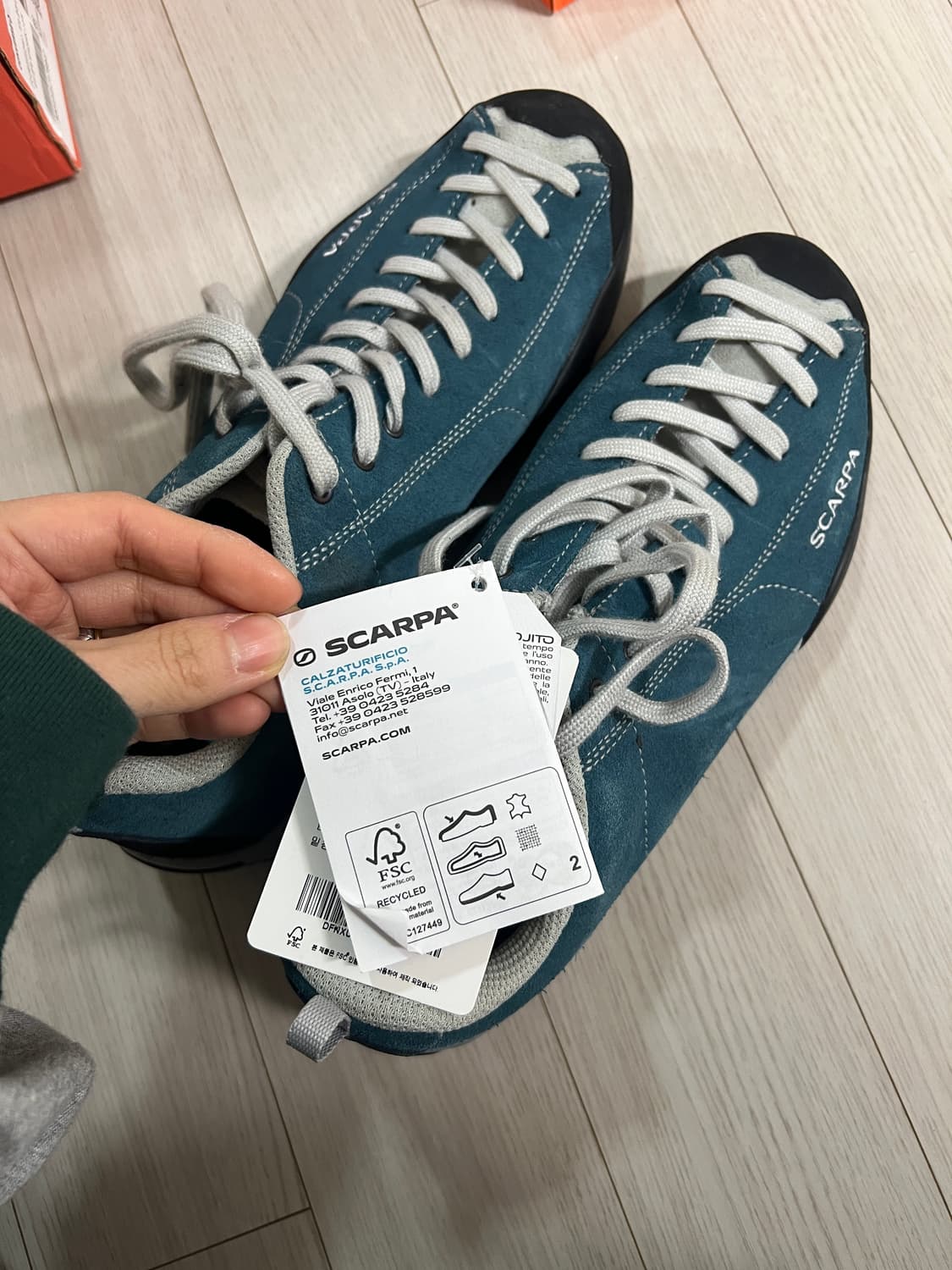 스카르파 모히또 레이크블루 43사이즈  상품이미지2