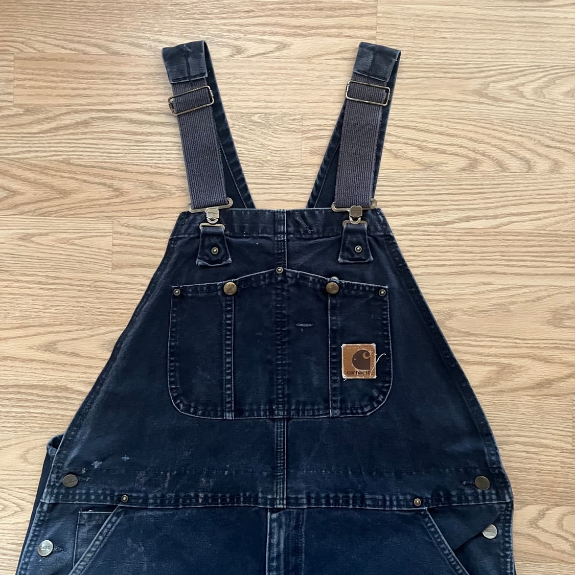 [CARHARTT] 칼하트 미드나잇 블루 오버롤 상품이미지1