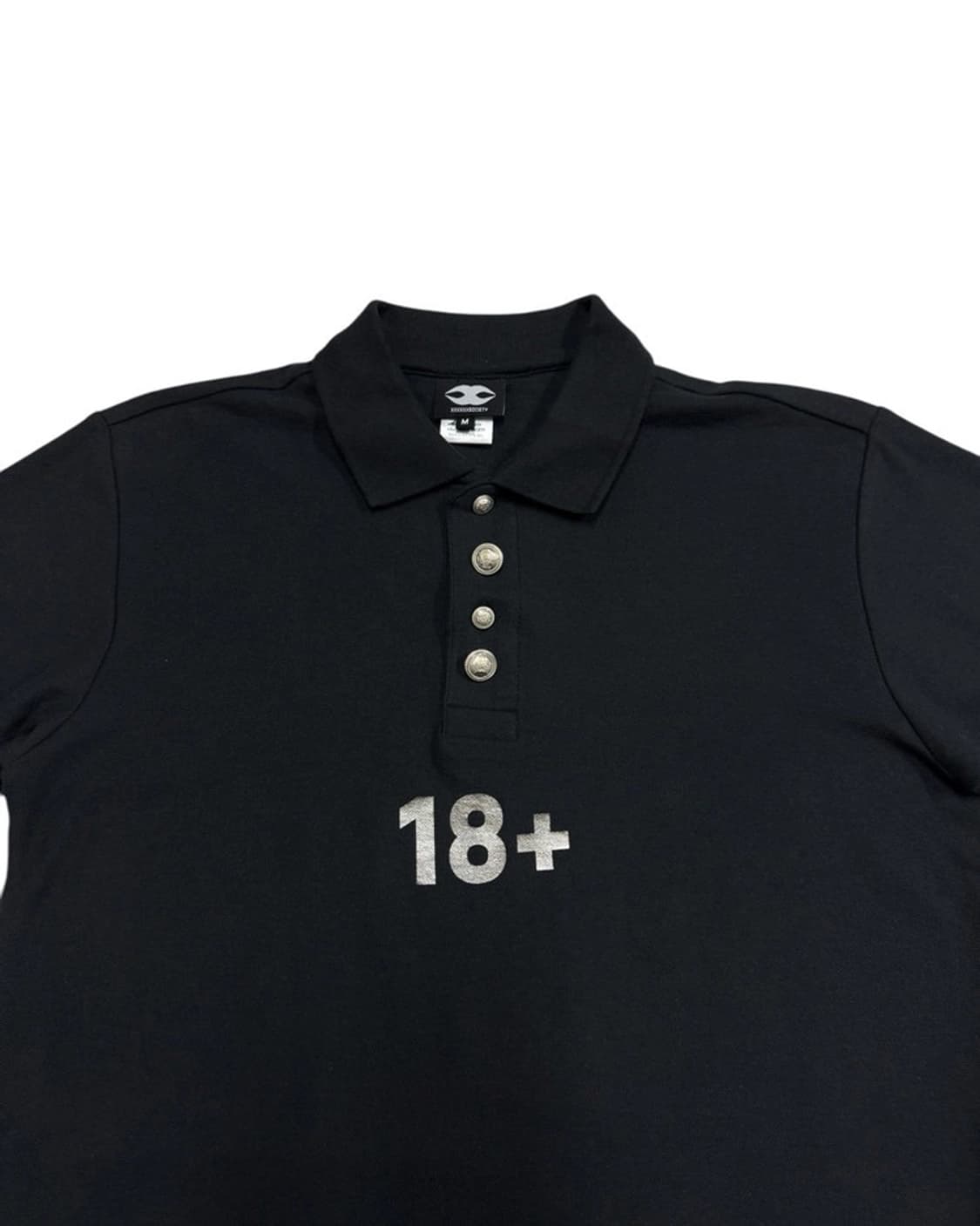 18+ POLO TEE BLACK  상품이미지2